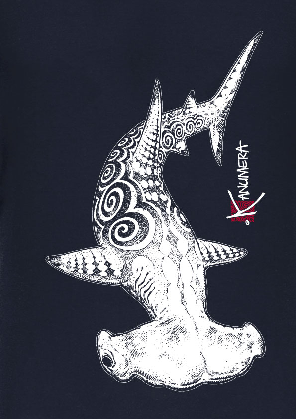 T-shirt Bio Col V Le Requin Marteau