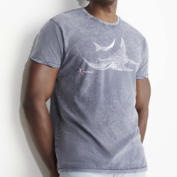 Rays demim effect T-shirt