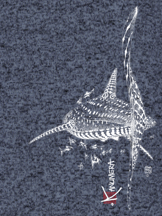 Veste en Polaire tricoté Le Requin Baleine