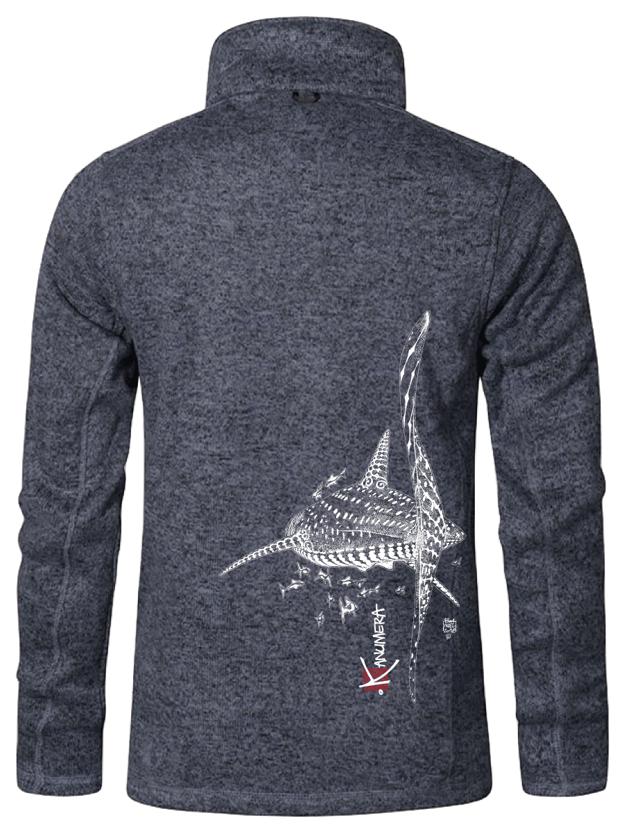 Veste en Polaire tricoté Le Requin Baleine