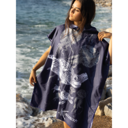 Turtles Microfibre Poncho (Middle Size)