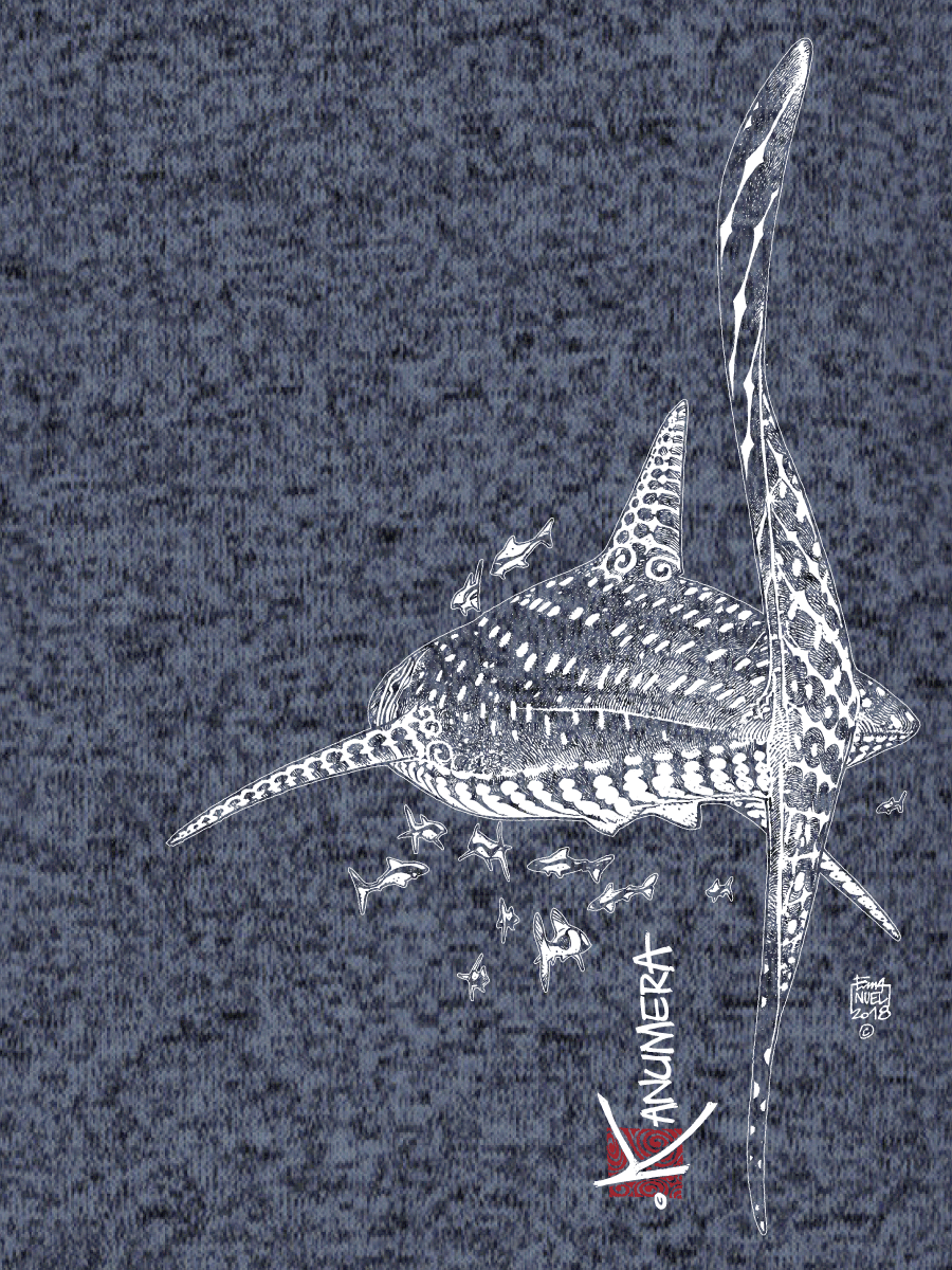 Whale Shark  Ladies full zip Fleece jacket