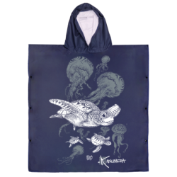Turtles Microfibre Poncho (Middle Size)