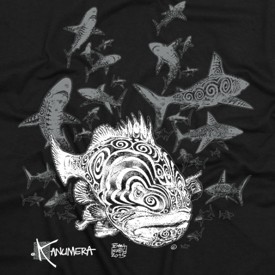 Hunting Grouper Adult T-shirt