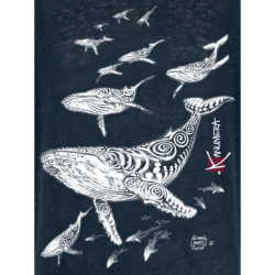 T-shirt en Lin Le Champ de Baleines