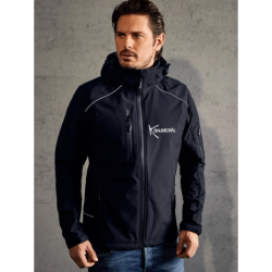 Ray Men's hooded softshell jacket