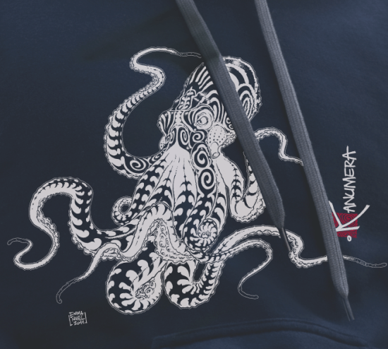 Sweat Capuche La Pieuvre Tatoo