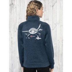 Veste Femme en Polaire tricoté Les Tortues