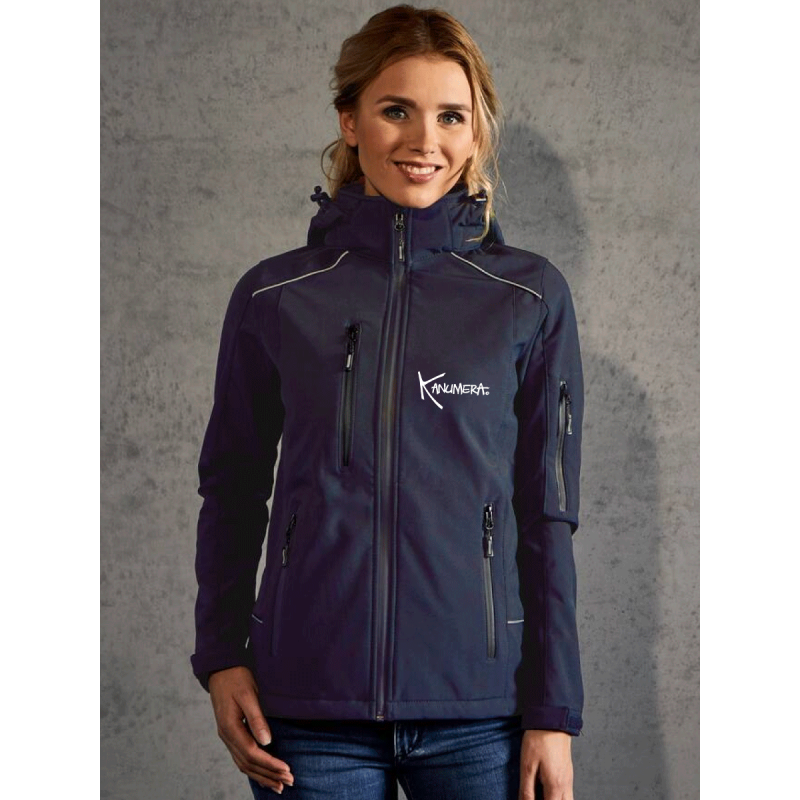 Ray Ladies hooded softshell jacket