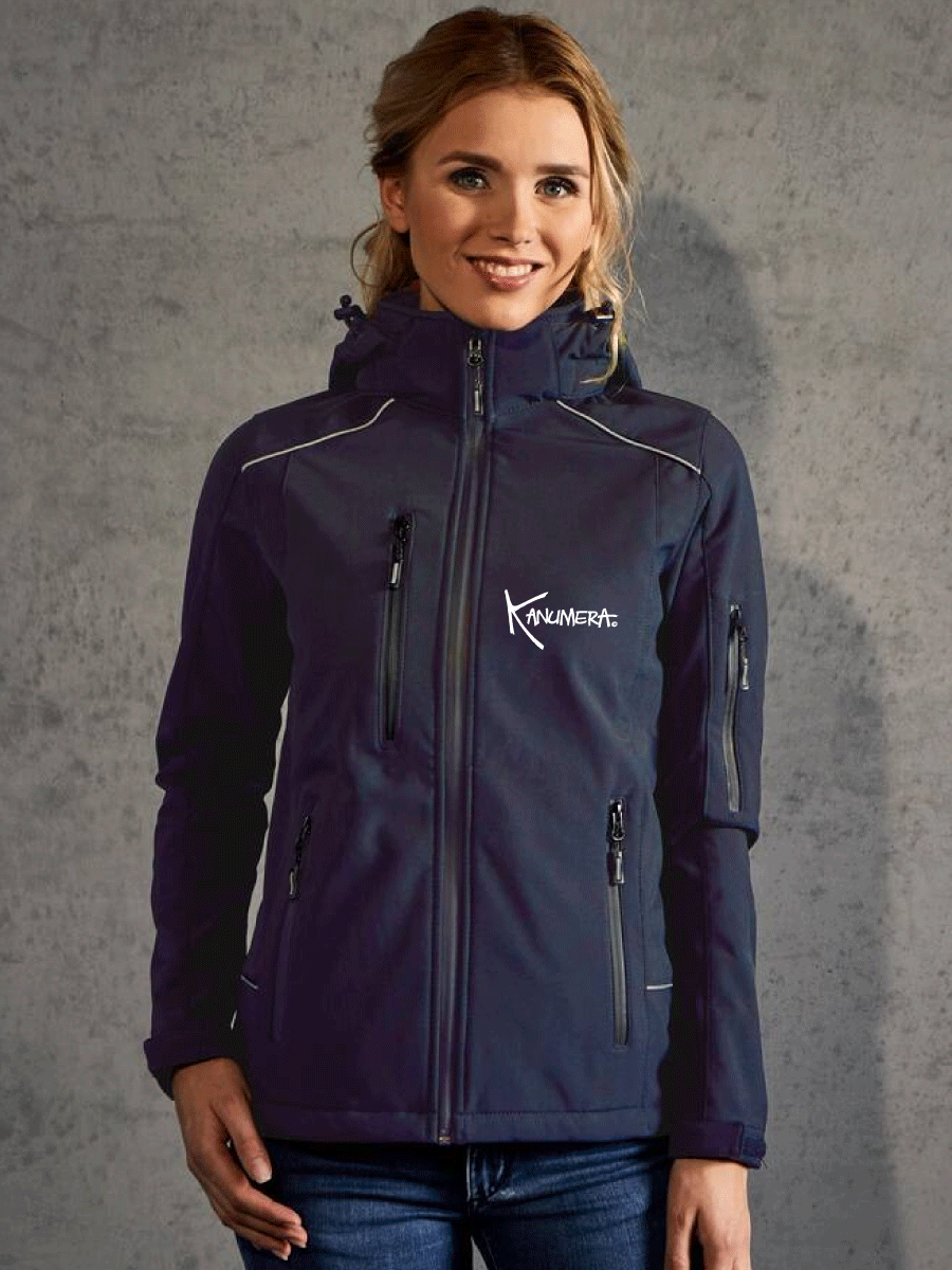 Ray Ladies hooded softshell jacket
