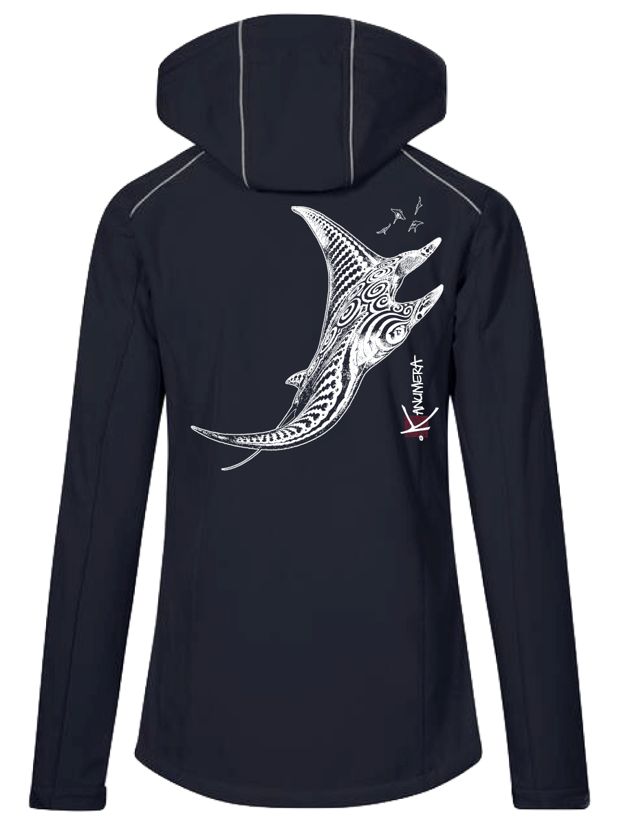Ray Ladies hooded softshell jacket
