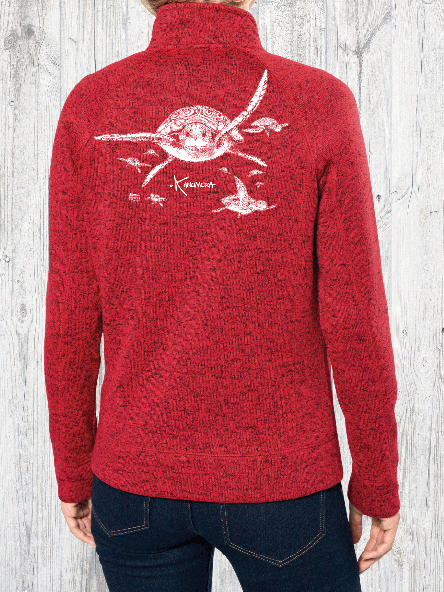 Turtles Ladies’ full zip heather jacket