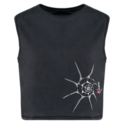 T-shirt Bio Crop Le Coquillage