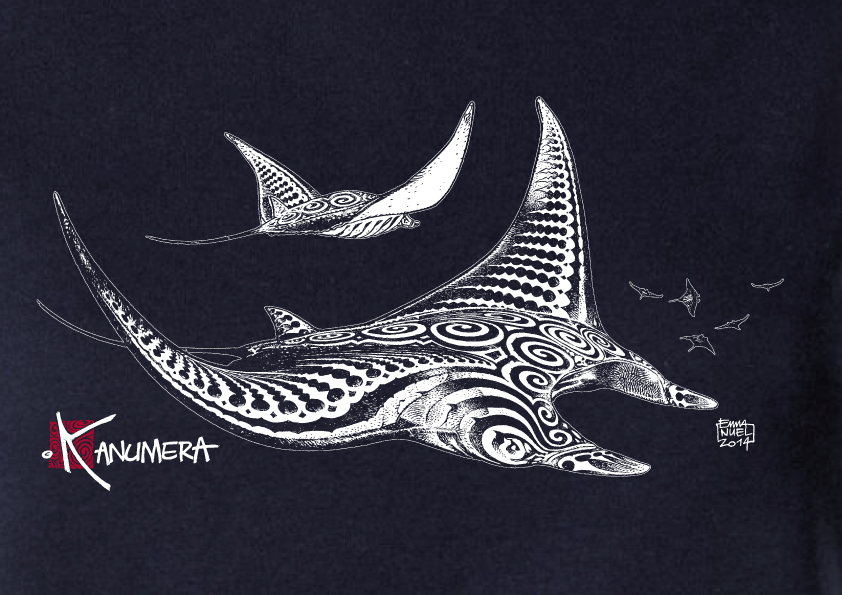Manta Ray Ladies T-shirt