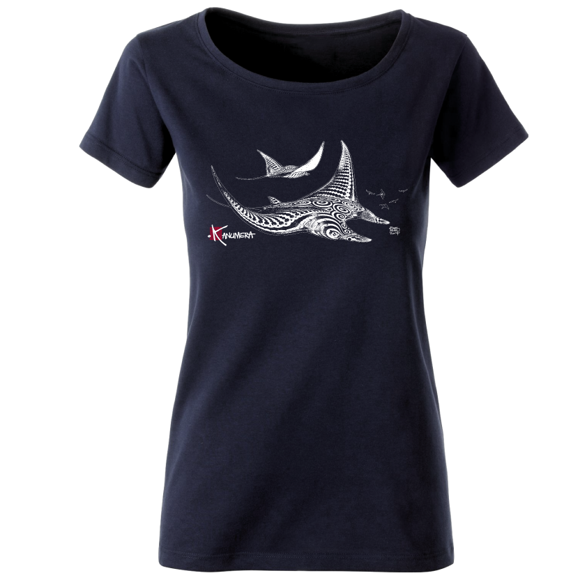Manta Ray Ladies T-shirt