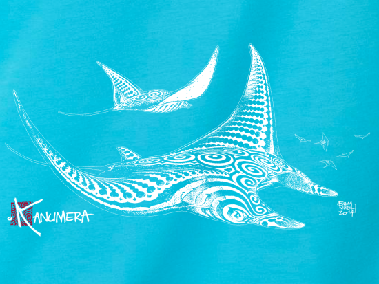 T-shirt bio Femme Les Raies
