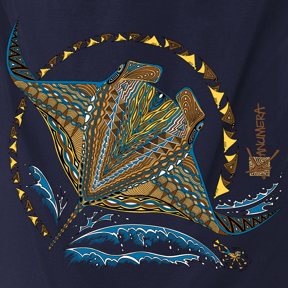 Manta rays Adult T-shirt