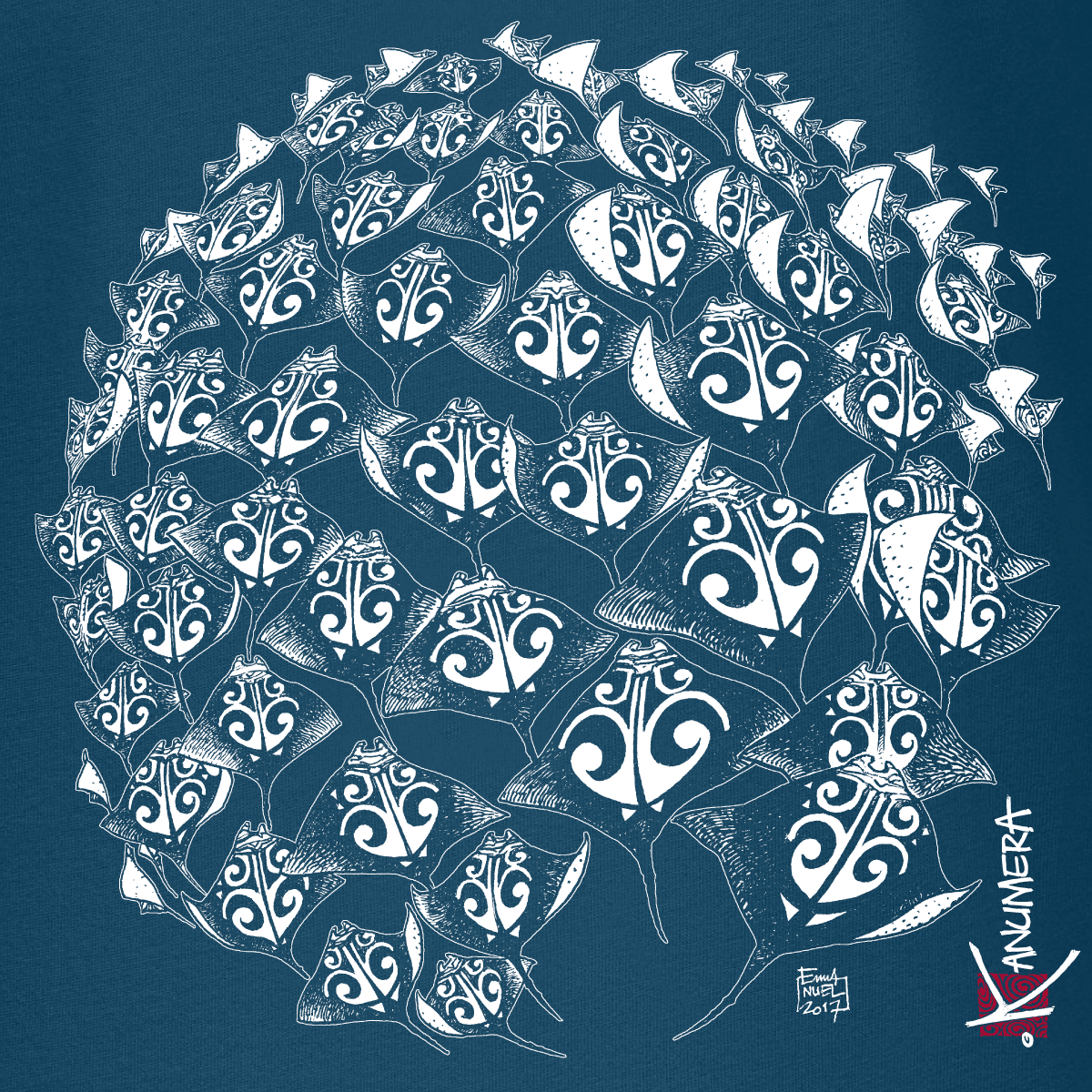 Round Rays Ladies T-shirt