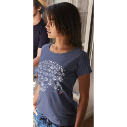 Round Rays Ladies T-shirt