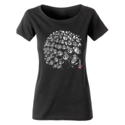 Round Rays Ladies T-shirt