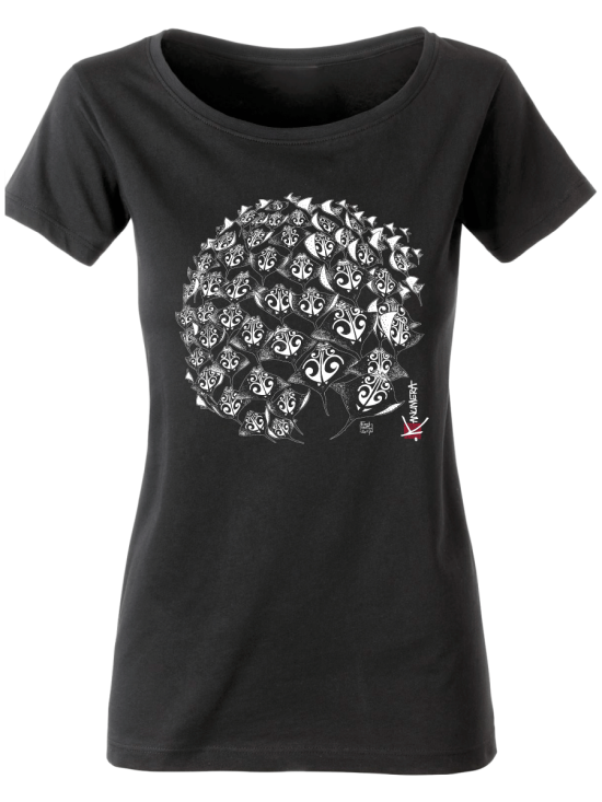 Round Rays Ladies T-shirt