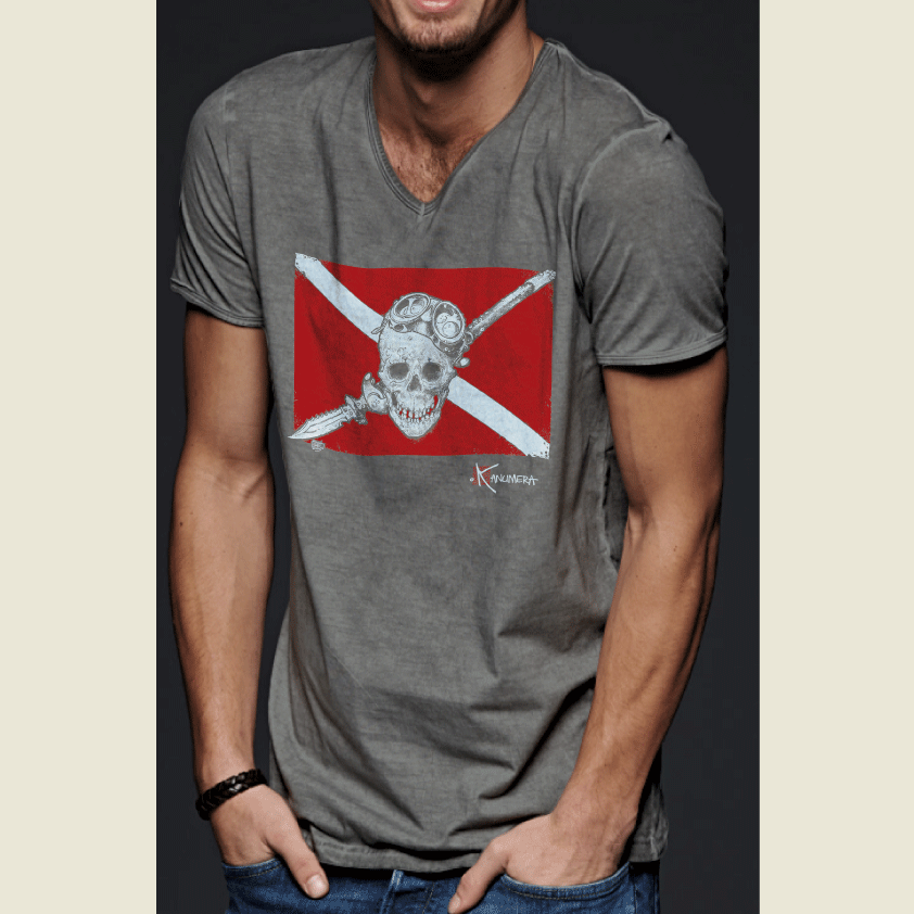 Pirate Flag Vintage T-shirt