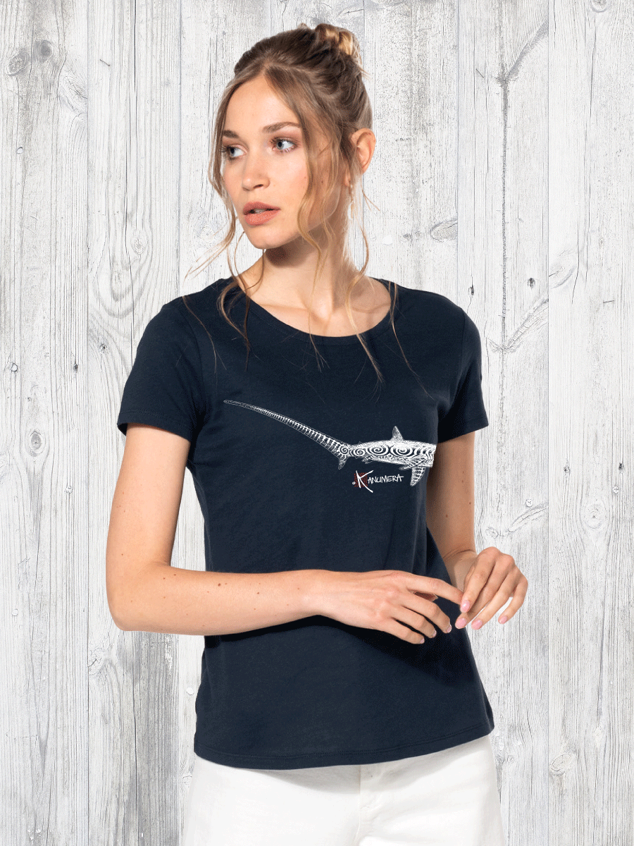 T-shirt bio Femme Le Requin renard